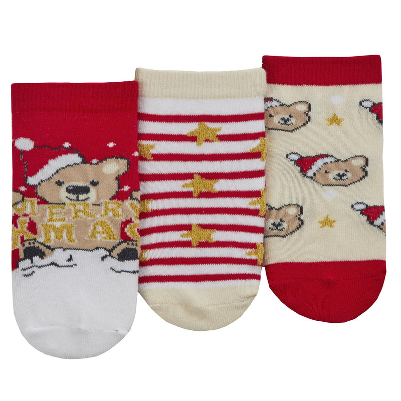 6 Pairs Baby Festive Christmas Cotton Socks