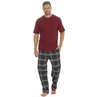 Cargo Bay Mens Short Sleeve Check Pyjamas