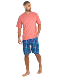 Cargo Bay Mens Check Short Pyjamas