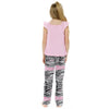 Foxbury Girls Pink Zebra Jersey Pyjamas