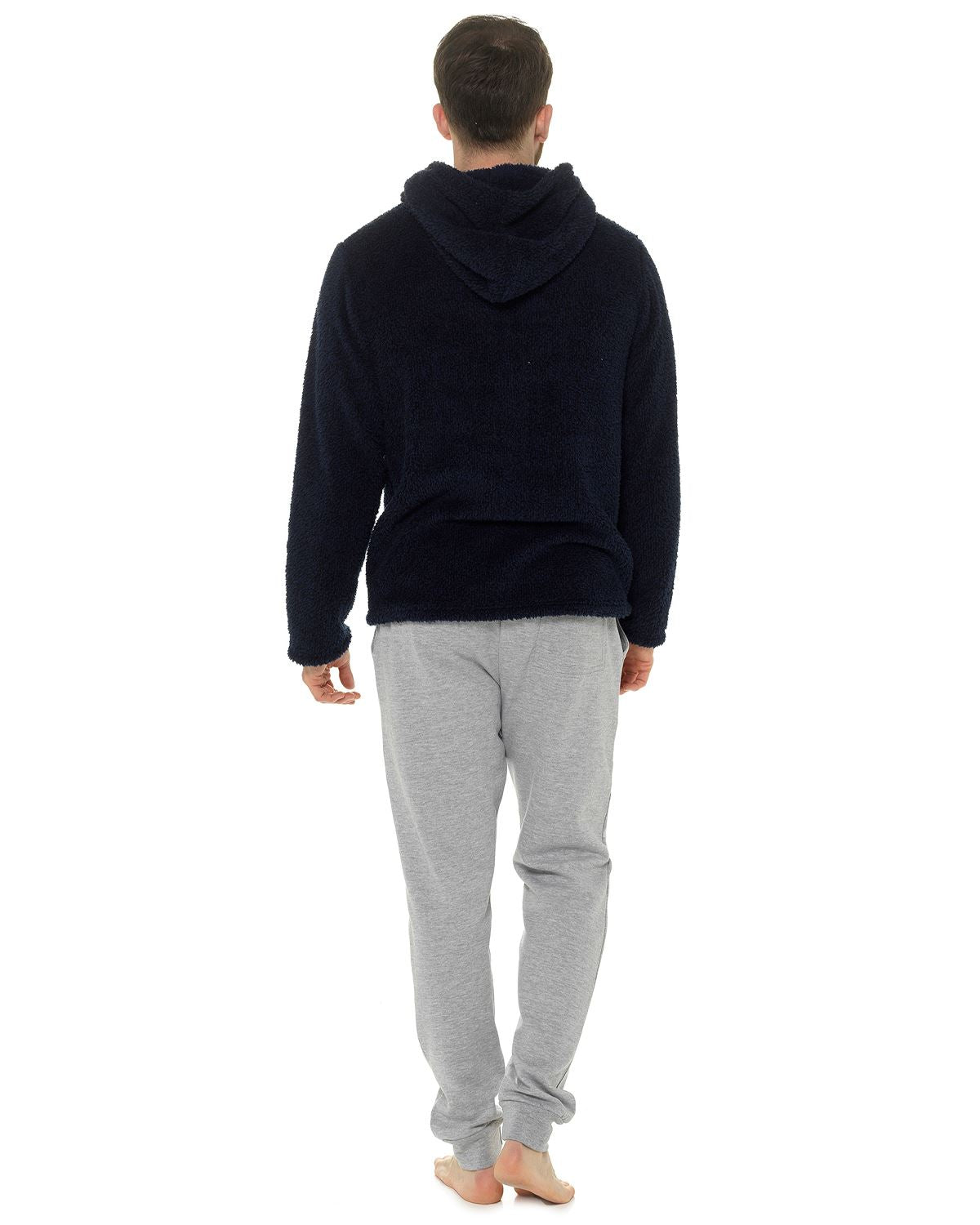 Foxbury Mens Fleece Lounge Hoodie