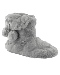 SlumberzzZ Womens Plush Bootie Slippers