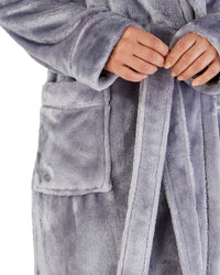 Slenderella Womens Luxury Flannel Fleece 48" Robe