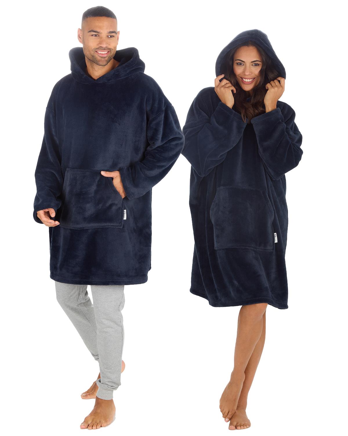 Huggable Adults Plain Oversized Fleece Hoodie