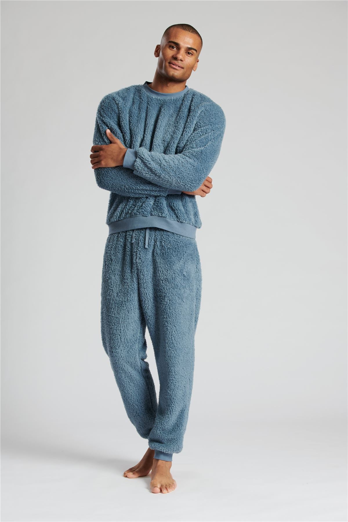 Men's sherpa loungewear sale