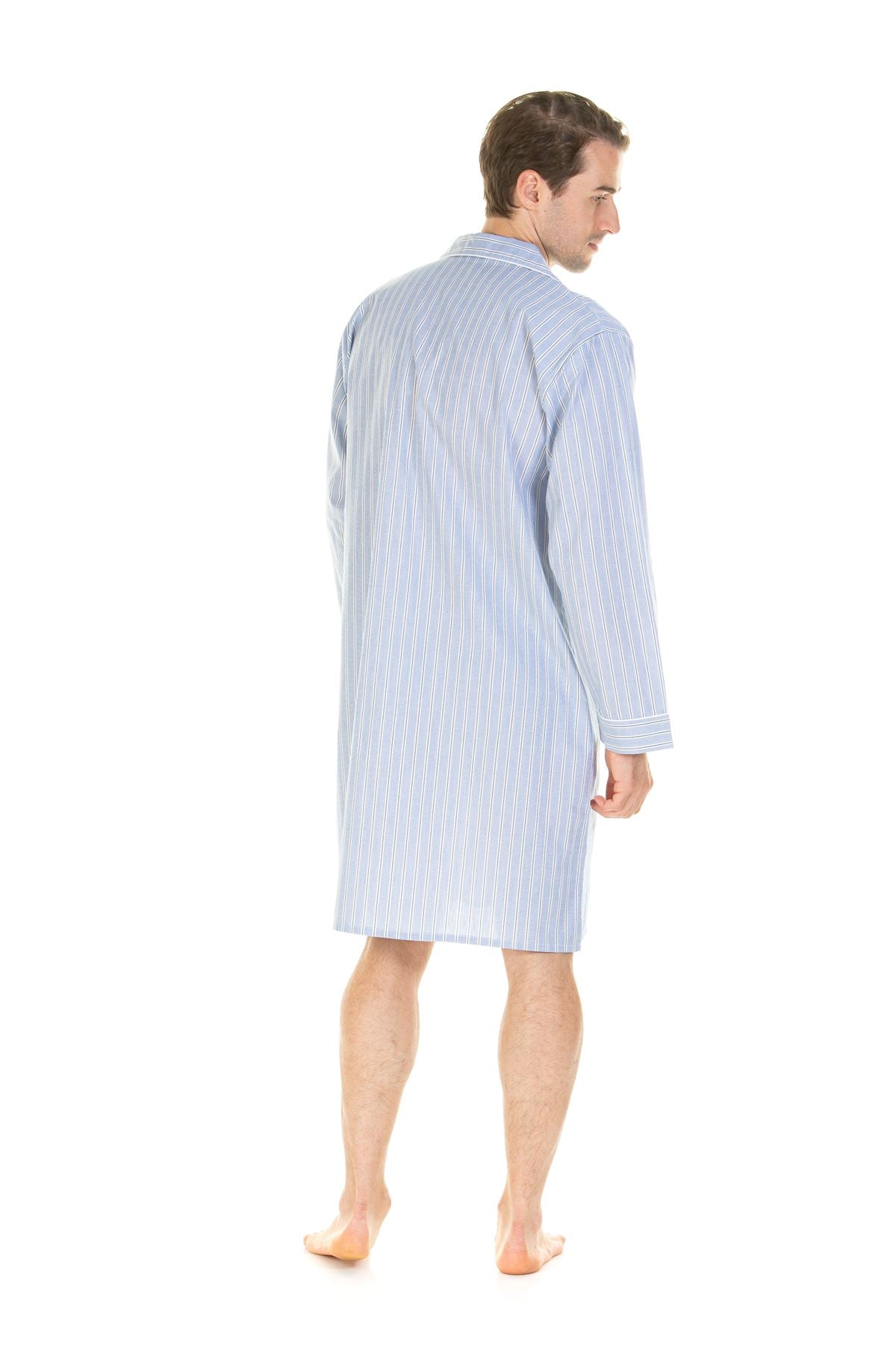 Haigman Mens 100% Poplin Cotton Nightshirt