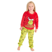 The Grinch Kids Christmas Fleece Pyjamas