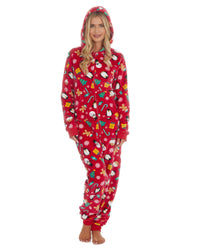 Unisex Christmas Hooded Onesie