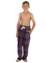 Cargo Bay Boys Polished Fleece Check Lounge Pants