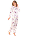 Sue Marks Womens Misty Dots Long Sleeve Pyjamas