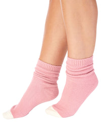 Slenderella Womens Waffle Knit Bed Socks