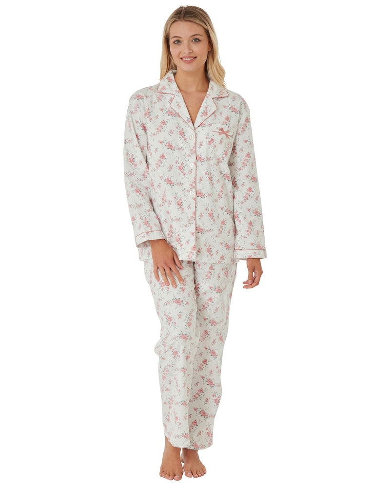 Lady Olga Womens Brushed Cotton Pyjamas