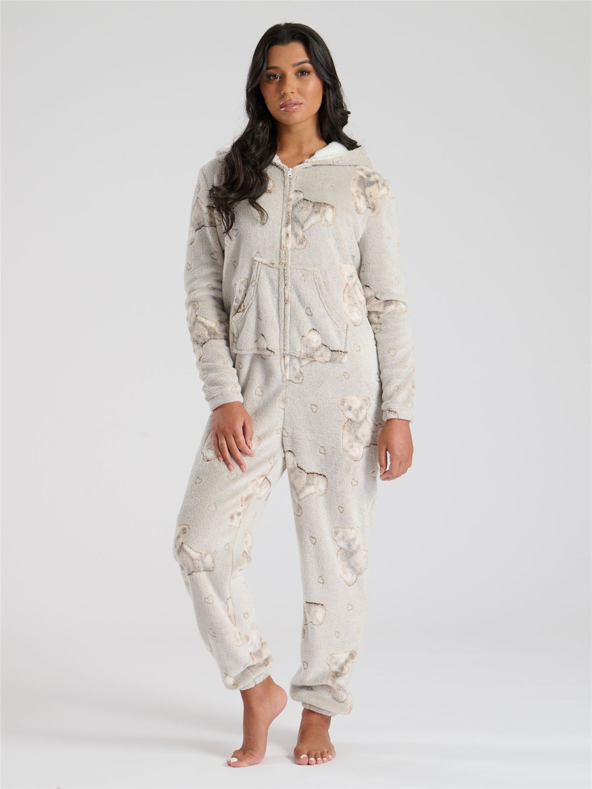 Loungeable Womens Teddy Bear Onesie