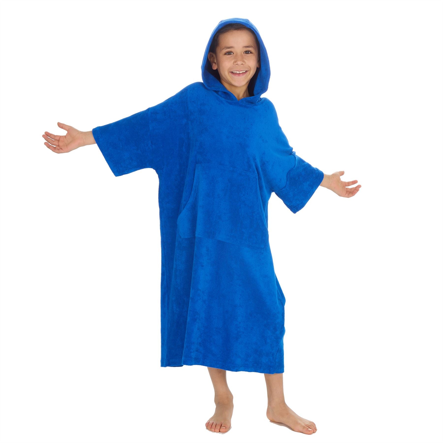 Huggable Kids Hooded Towelling Poncho