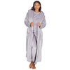 Forever Dreaming Womens Shimmer Fleece Dressing Gown