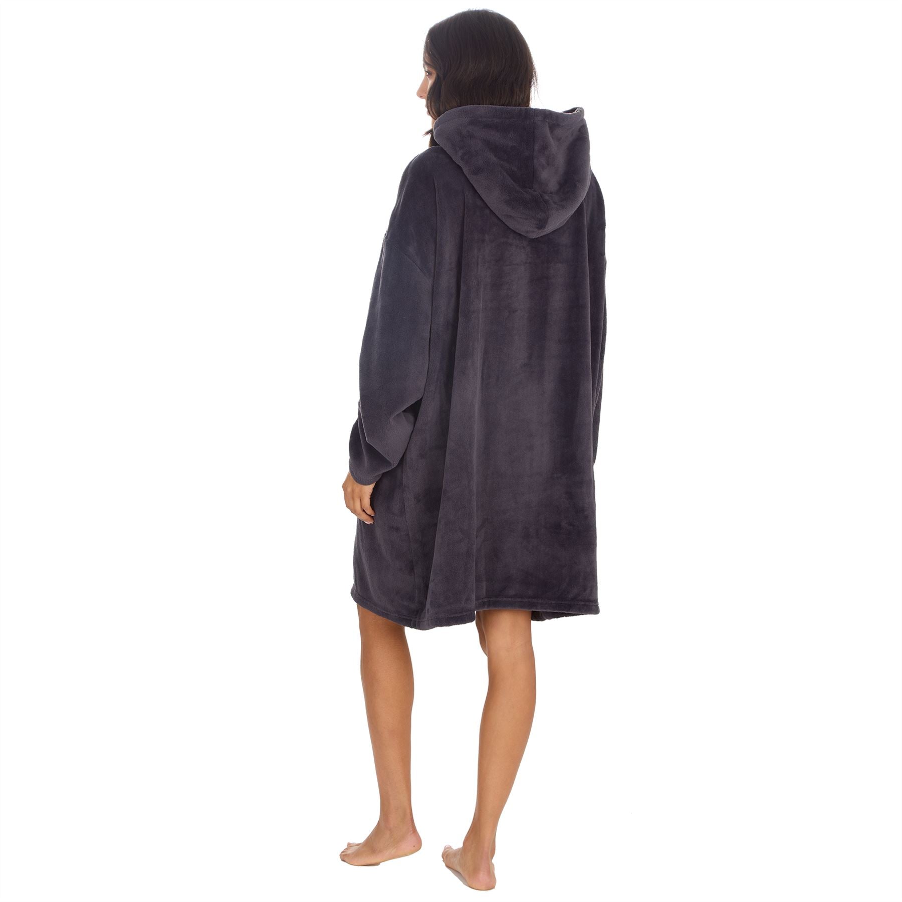 Huggable Adults Plain Oversized Fleece Hoodie