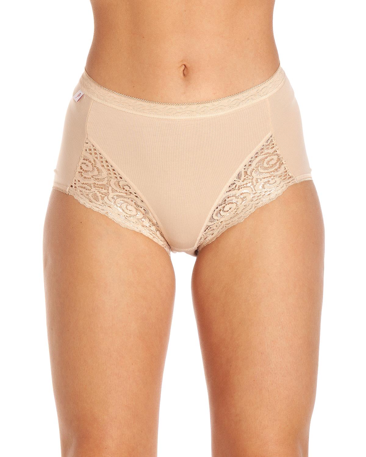 La Marquise Womens 3 Pack Lace Maxi Brief