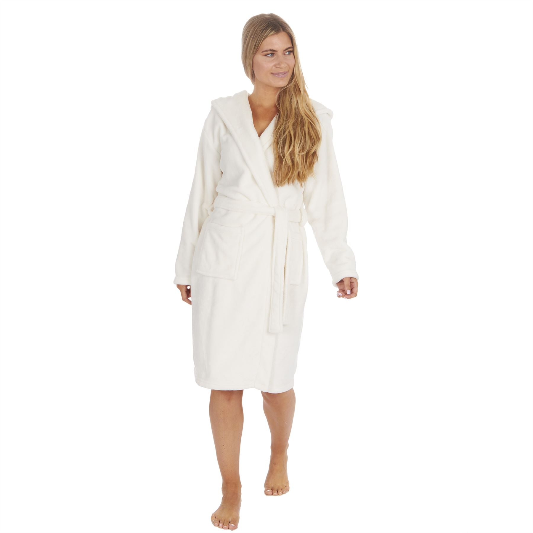 Forever Dreaming Womens Hooded Dressing Gown