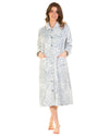 La Marquise Womens Animal Classics Button Dressing Gown