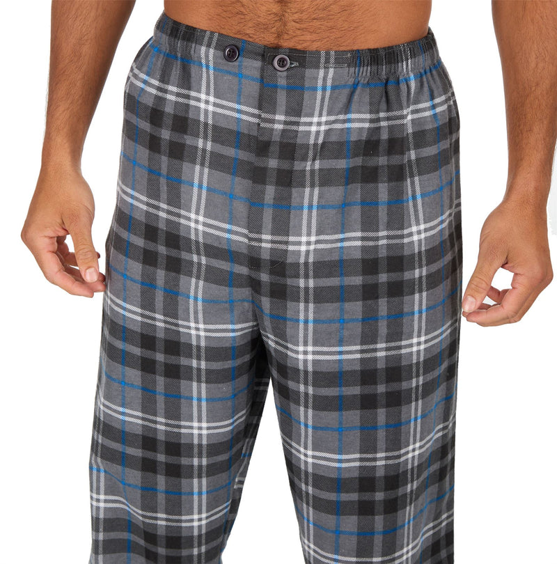 Cargo Bay Mens Flannel Check Pyjamas