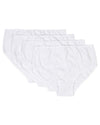 Slenders By Slenderella Womens 4 Pack Cotton Midi Brief