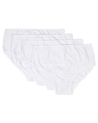 Slenders By Slenderella Womens 4 Pack Cotton Midi Brief