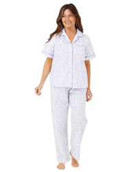 Marlon Womens Swirl Leaf Short Sleeve Pyjamas