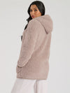 Loungeable Womens Button Snuggle Fleece Cardigan