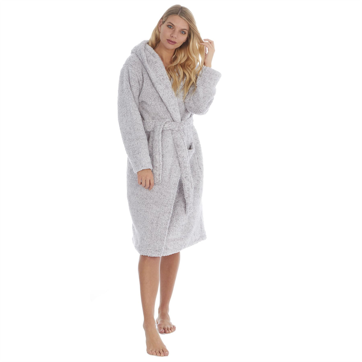 Forever Dreaming Womens Borg Dressing Gown