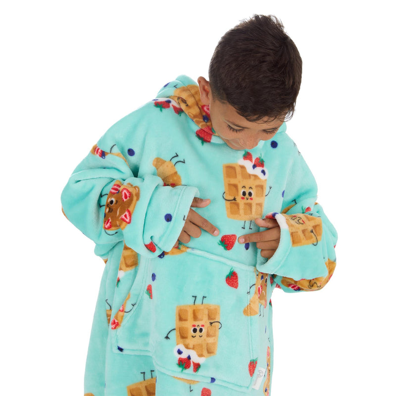 Huggable Kids Mint Brunch Snuggle Hoodie