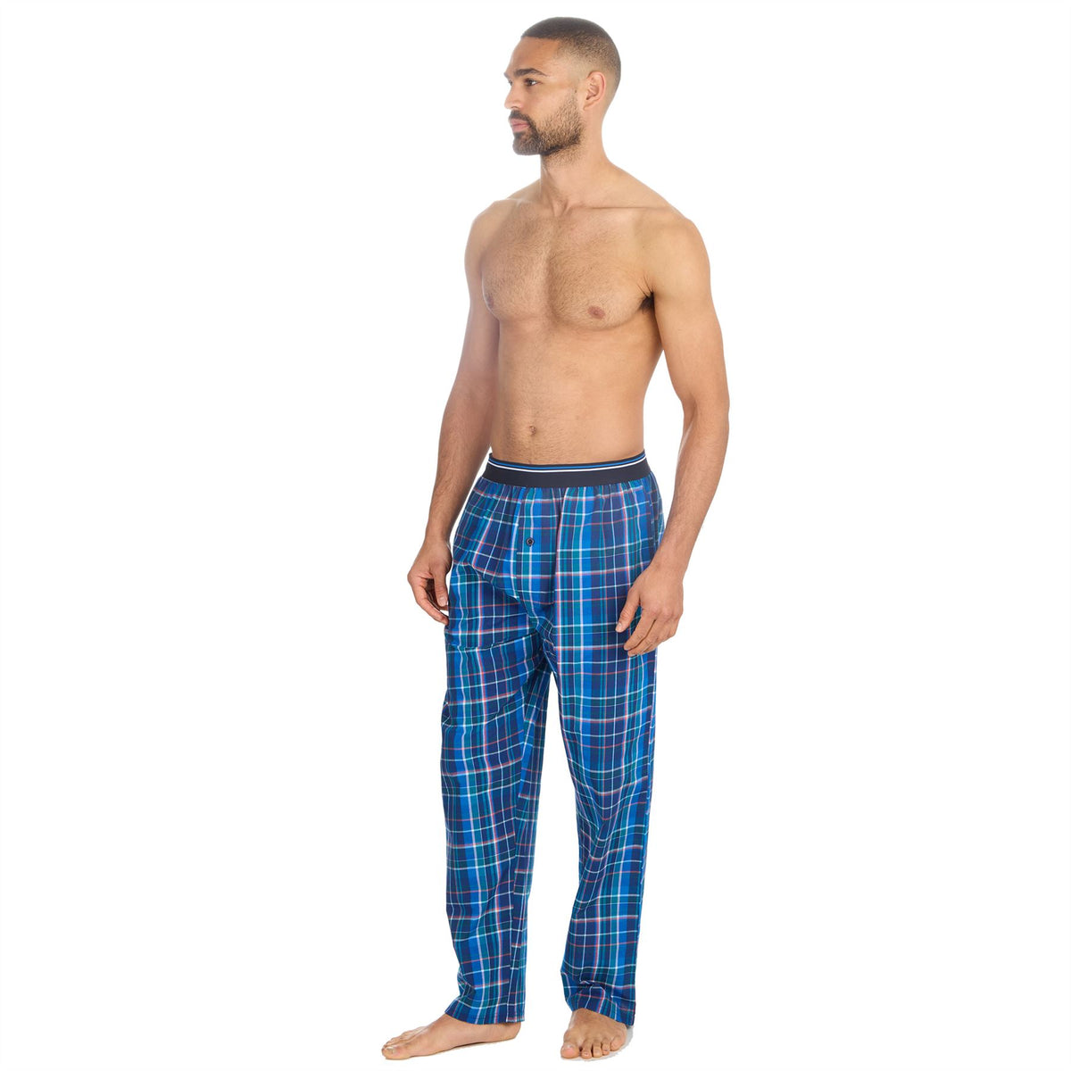 Cargo Bay Mens Jacquard Waist Check Lounge Pants