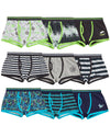 Boys 9 Pairs Multipack Cotton Boxers