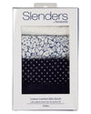 Slenders by Slenderella Womens 4 Pack Cotton Mini Brief