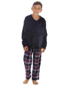 Cargo Bay Boys Polished Fleece Check Pyjamas