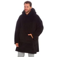 Huggable Mens Snuggle Fleece Oversized Hoodie