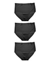 Anucci Womens 3 Pairs Seamless No VPL Full Briefs