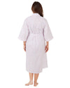 Marlon Womens Swirl Leaf Woven Robe