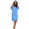 Forever Dreaming Womens Hooded Zip Towelling Bathrobe