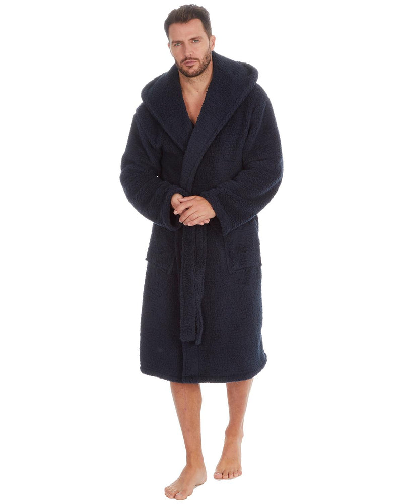 Cargo Bay Mens Borg Fleece Dressing Gown