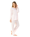 La Marquise Womens Flower Leaf Cuddleknit Pyjamas