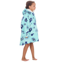 Huggable Kids Aqua Protective Eye Snuggle Hoodie