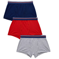 Boys 9 Pairs Multipack Cotton Boxers