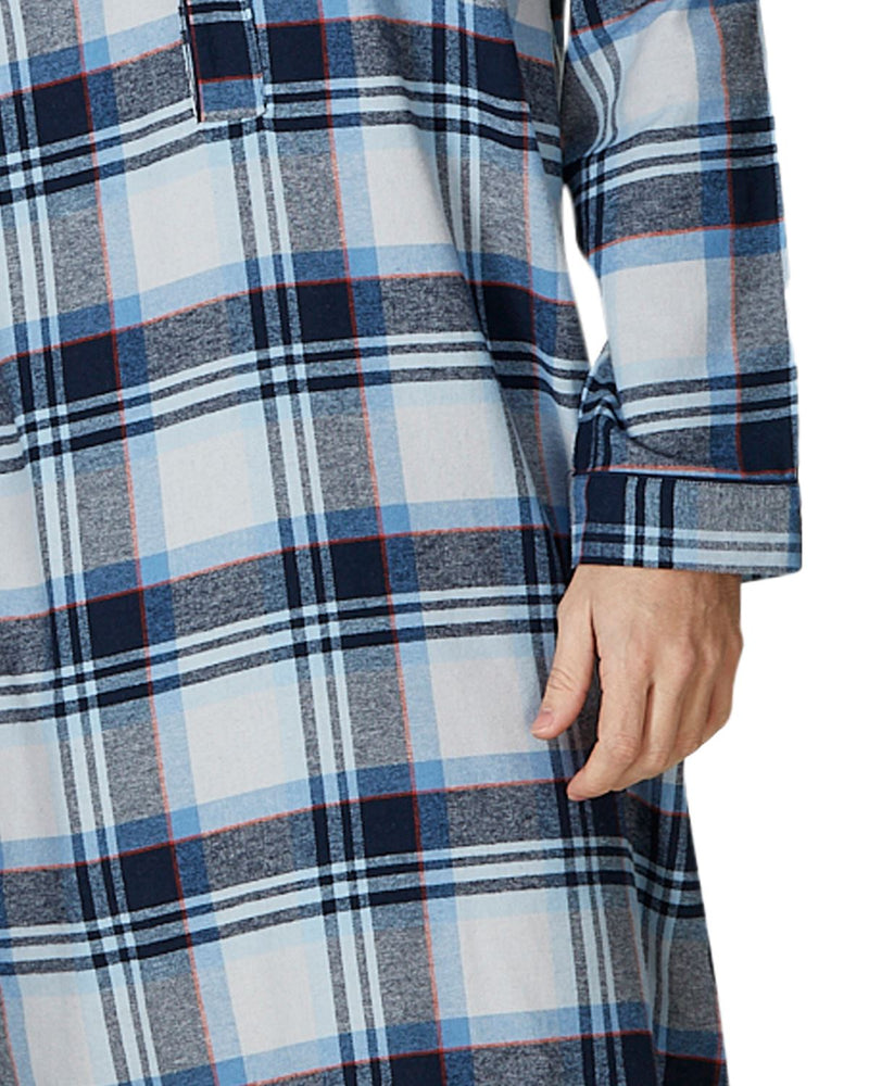 Haigman Mens Brushed 100% Cotton Nightshirt