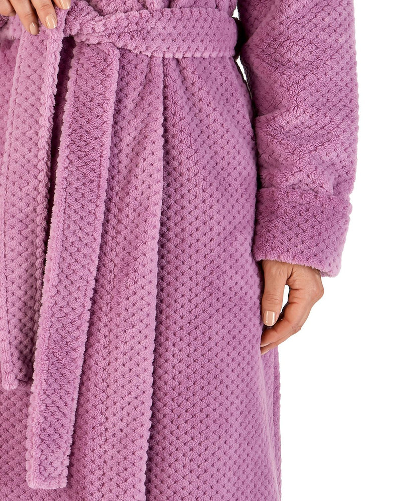 Slenderella Womens 52" Waffle Fleece Wrap Dressing Gown