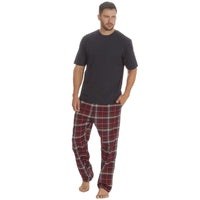 Cargo Bay Mens Short Sleeve Check Pyjamas