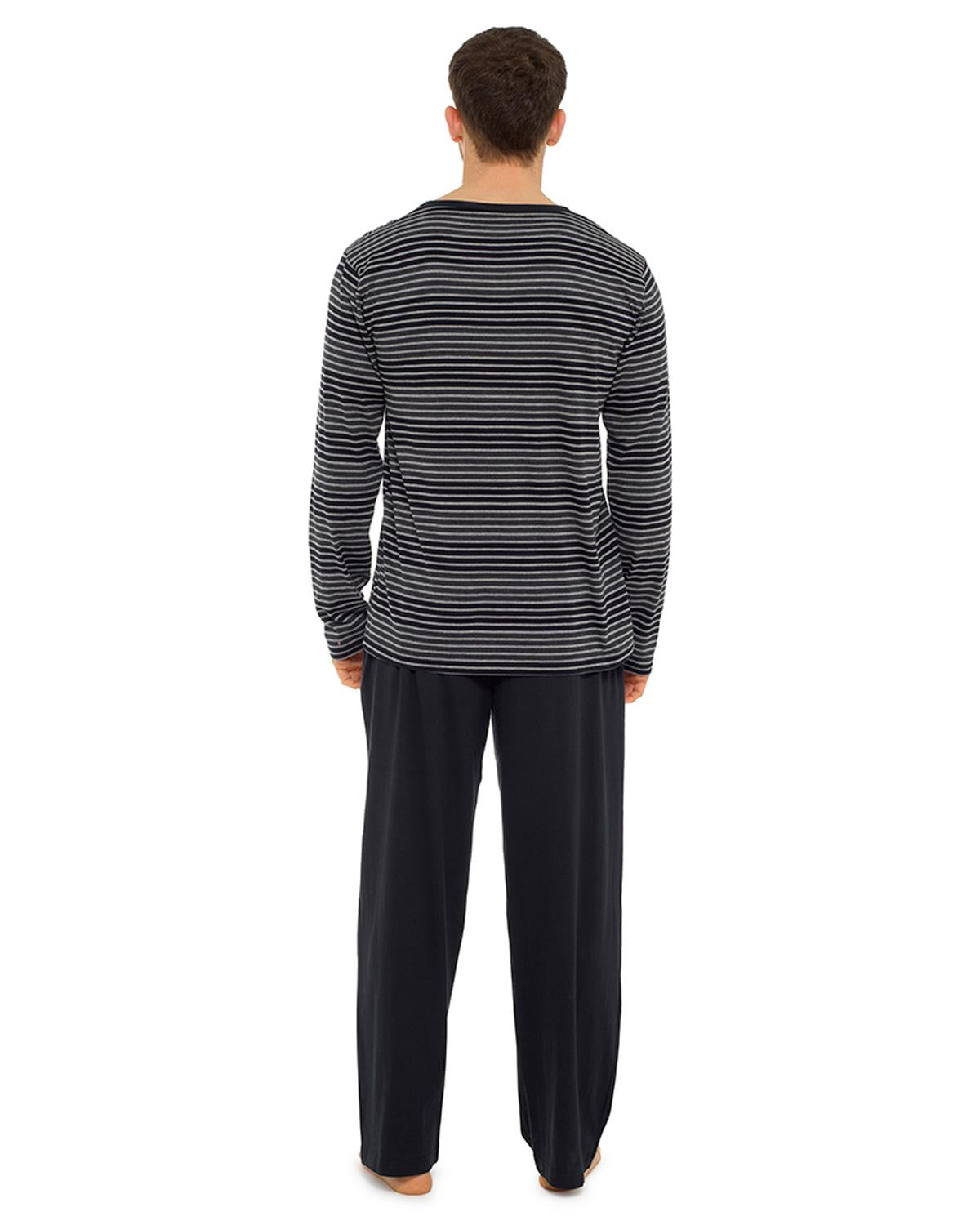 Tom Franks Mens Jersey Cotton Long Sleeve Pyjamas