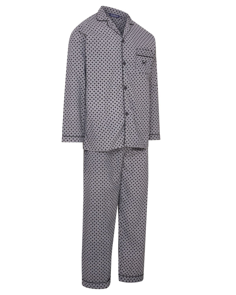 Haigman Mens Easy Care Printed Pyjamas