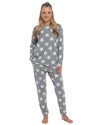 Slumber Hut Womens Jersey Grey Star Pyjamas