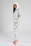 Loungeable Womens Grey Polar Bear Onesie