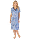 Gaspé Womens Supersoft Floral Short Sleeve Nightie